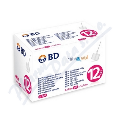 BD jehličky k inz.perům 12.7mm 29G tenkostěn.100ks