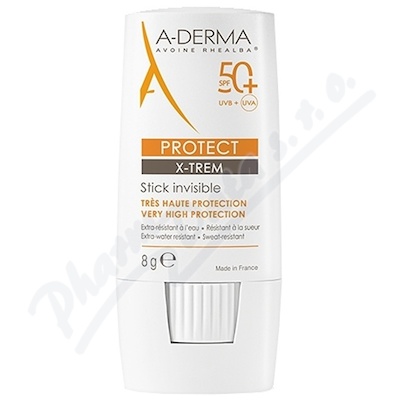 A-DERMA Protect X-TREME Transp.tyčinka SPF50+ 8g