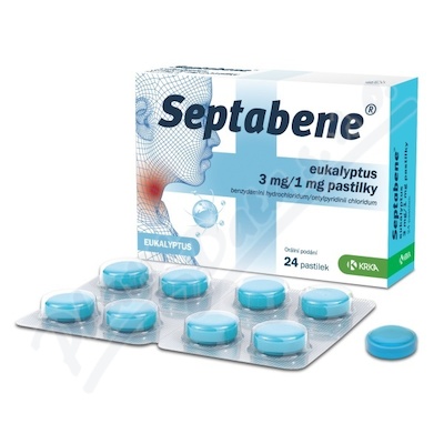 Septabene eukalyptus 3mg/1mg pas.24