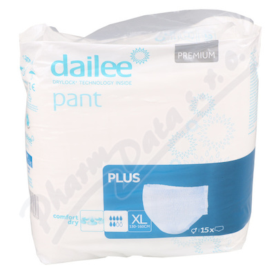 Dailee Pant Premium inkont.kalhotky Plus XL 15ks