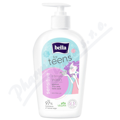 Bella for teens intimní mycí krém Sensitive 300ml