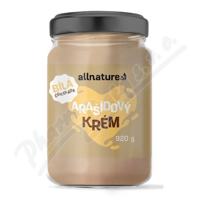 Allnature Arašídový krém bílá čokoláda 920g
