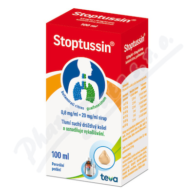 Stoptussin 0.8mg/ml+20mg/ml sir.1x100ml II