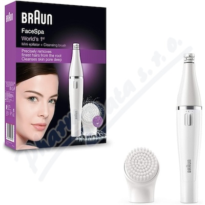 Braun Face mini epilátor a čist.nástavec 2v1 bílý