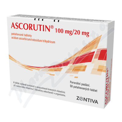 Ascorutin 100mg/20mg tbl.flm.50(5x10)