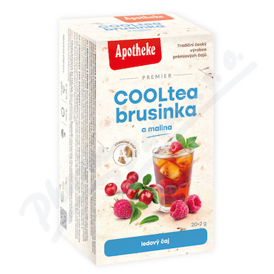 Apotheke Premier COOLtea brusinka čaj 20x2g