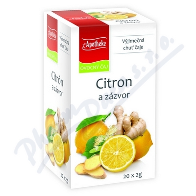 Apotheke Citron a zázvor čaj 20x2g